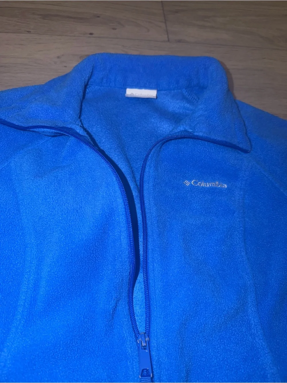 Columbia Bright Blue Full-Zip Fleece Jacket